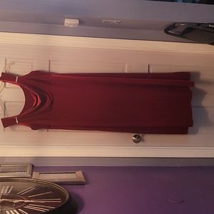 Velvet dress with rhinestones on shoulder straps
